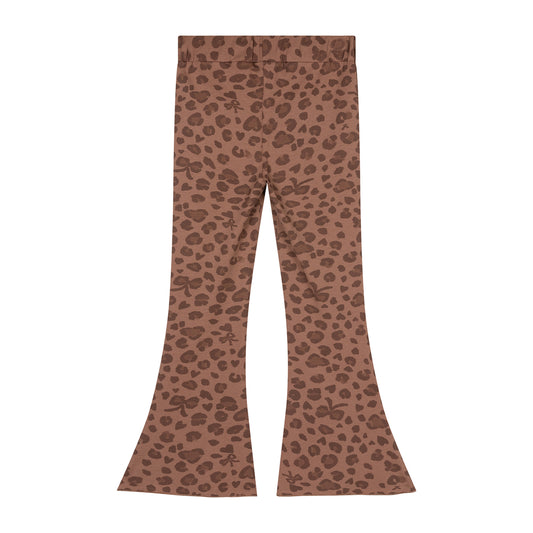 Laurenthy Fay Flared legging Cupcake AOP